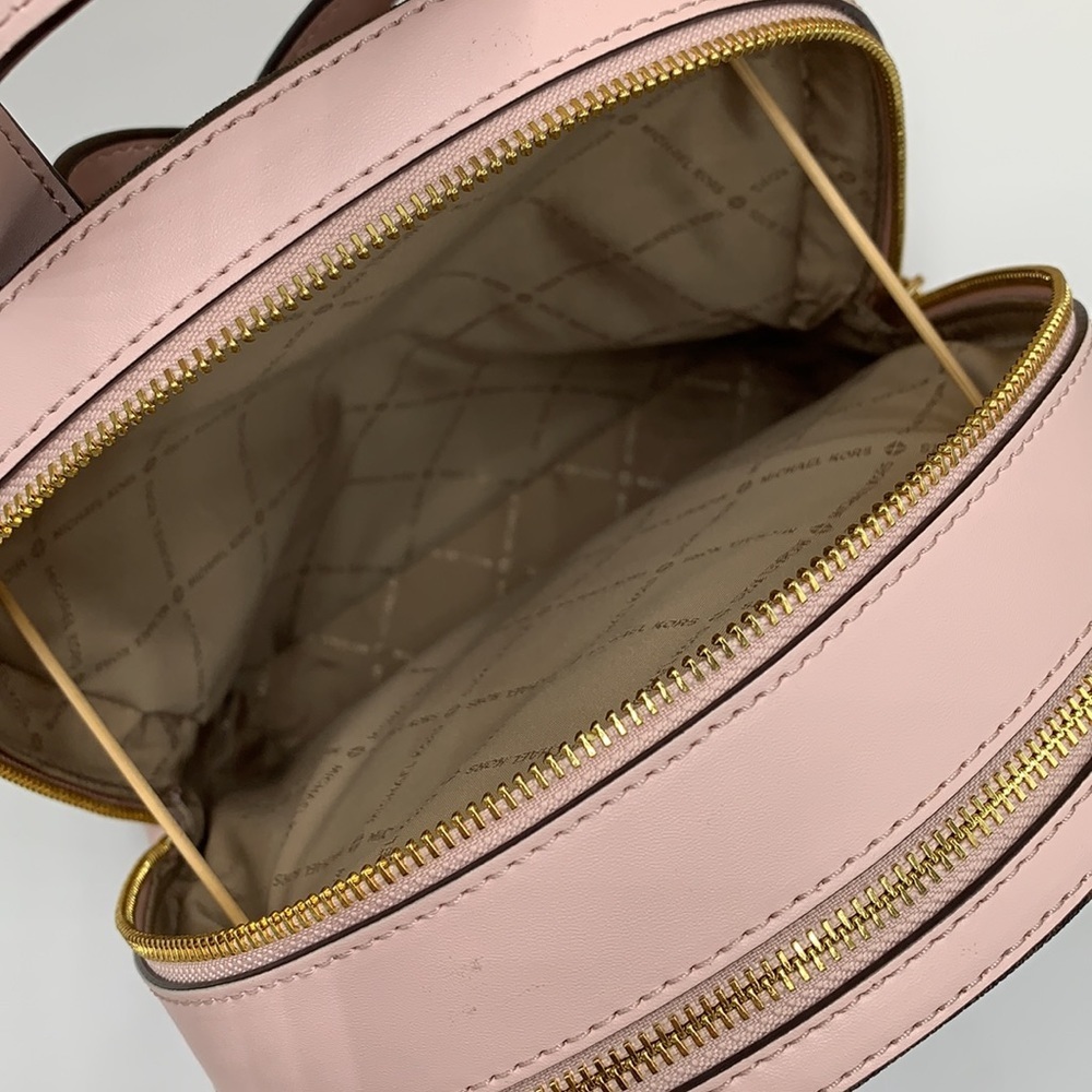 MICHAEL KORS JAYCEE MEDIUM ZIP POCKET BACKPACK POWDER BLUSH MULTI COLOR - Picture 15 of 16